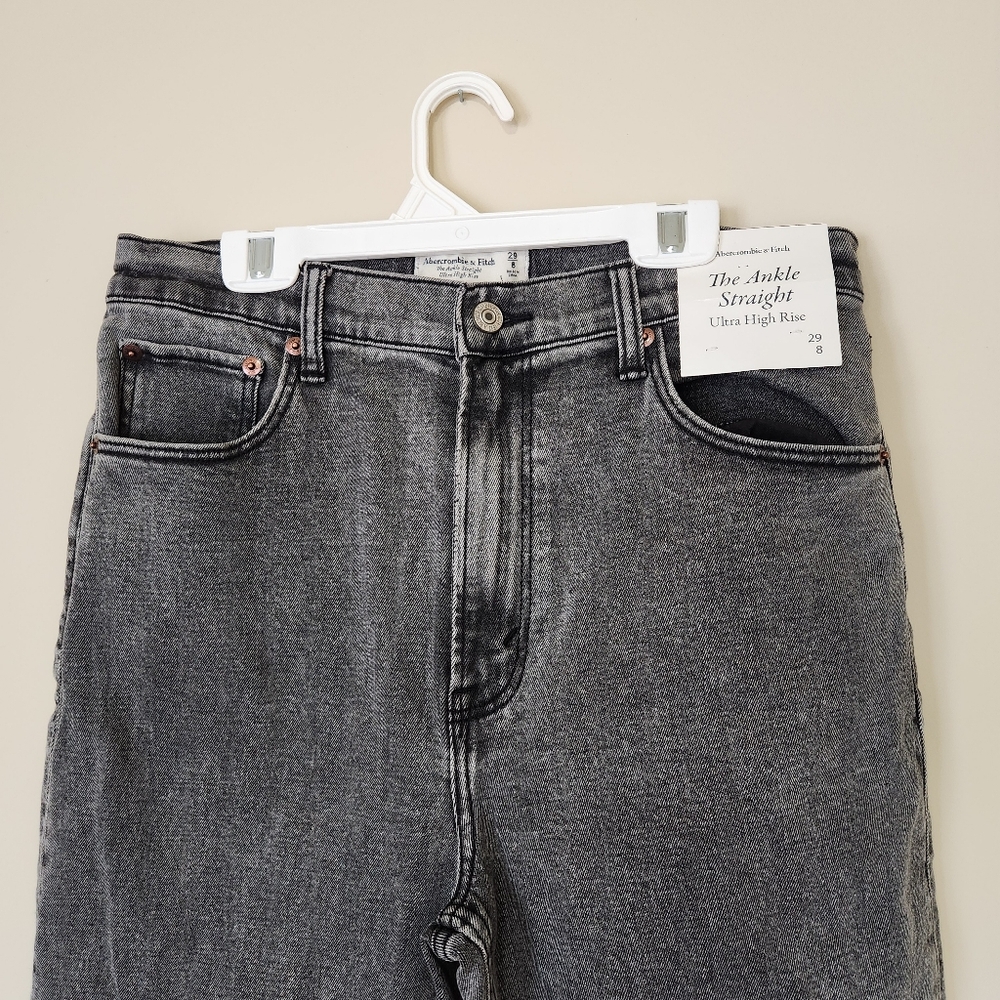 ABERCROMBIE & FITCH ankle straight jeans - Picture 3 of 7